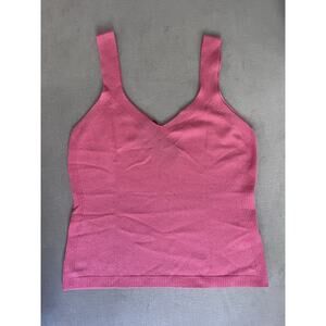Hugo Boss Sleeveless 100% Cashmere Tank Top V-Neck Size Large babydoll y2k NWT